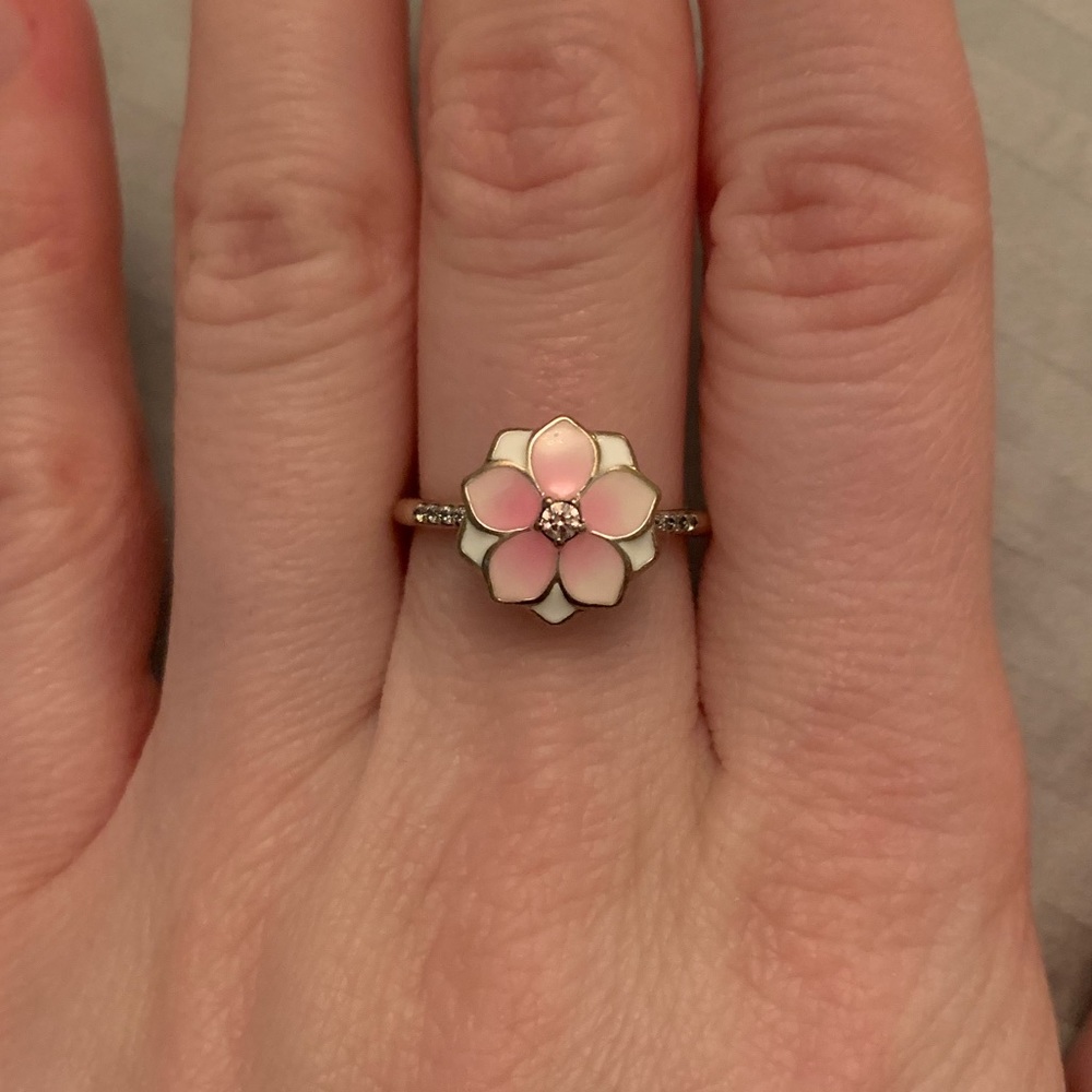 Pandora Magnolia Bloom Ring